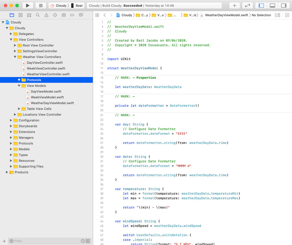 Creating the Protocols Group